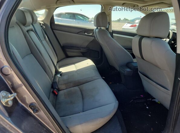 19XFC2F79HE060430 2017 HONDA CIVIC Gray Rear seats view