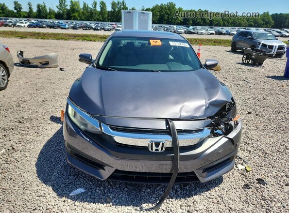 19XFC2F79HE060430 2017 HONDA CIVIC Gray Front view