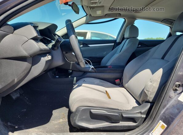 19XFC2F79HE060430 2017 HONDA CIVIC Gray Front interior view