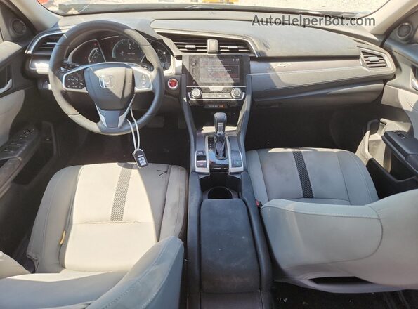 19XFC2F79HE060430 2017 HONDA CIVIC Gray Dashboard view