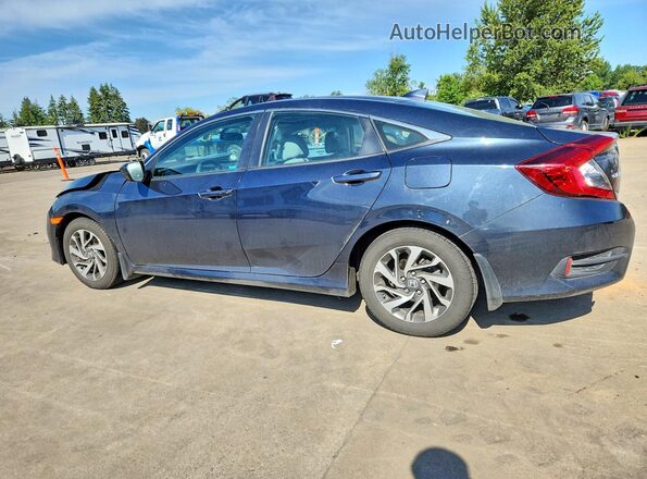 19XFC2F79HE201156 2017 HONDA CIVIC Blue Հետևի ձախ