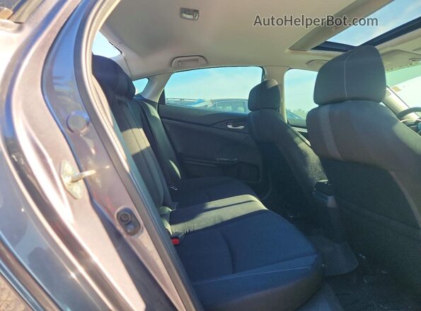 19XFC2F79HE214358 2017 HONDA CIVIC Gray უკანა სავარძლების ხედი