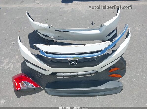 19XFC2F79JE000511 2018 HONDA CIVIC White Вид щитка приладів