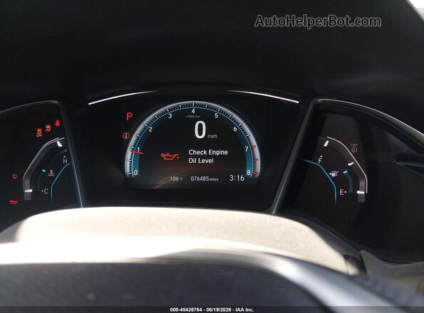 19XFC2F79JE018961 2018 HONDA CIVIC White Вид задніх сидінь