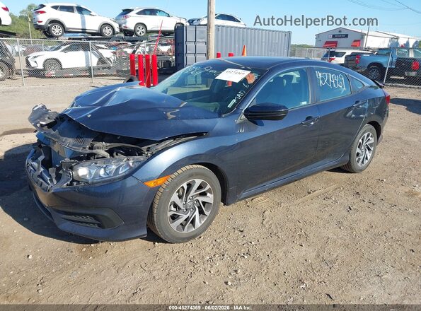 19XFC2F79JE021939 2018 HONDA CIVIC Синий Передняя левая четверть