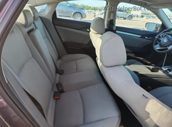 19XFC2F7XGE001434 2016 HONDA CIVIC Silver Widok tylnych siedzeń