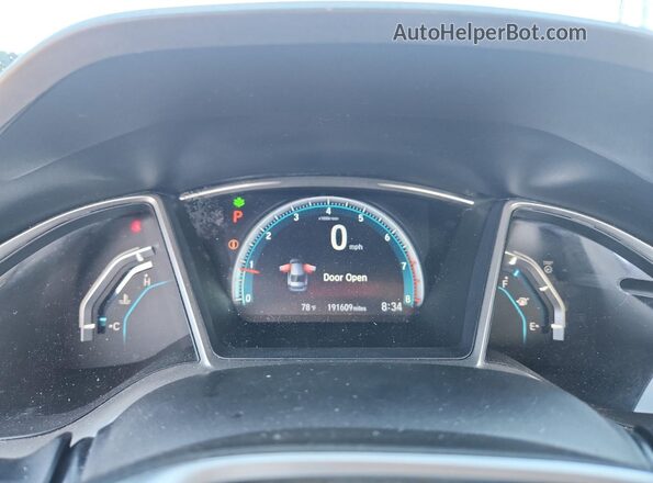 19XFC2F7XGE001434 2016 HONDA CIVIC Silver Widok zestawu wskaźników
