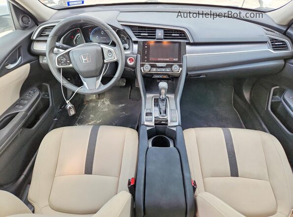 19XFC2F7XGE002115 2016 HONDA CIVIC White Вид панелі приладів