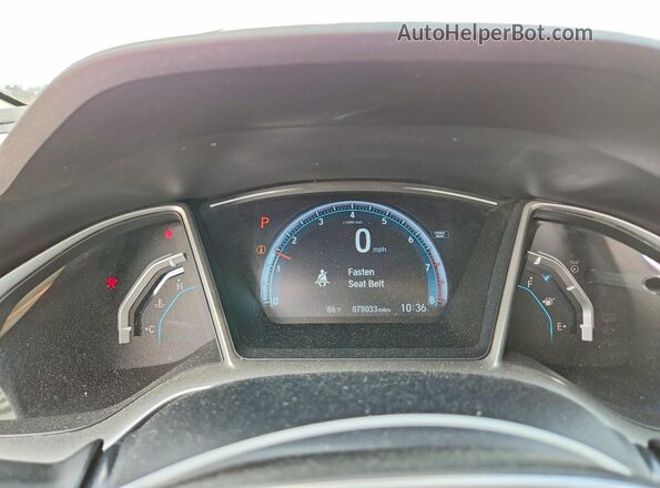 19XFC2F7XGE002115 2016 HONDA CIVIC White Вид щитка приладів