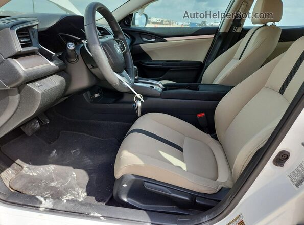 19XFC2F7XGE002115 2016 HONDA CIVIC White Вид салону спереду