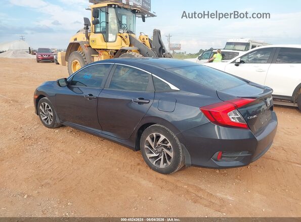19XFC2F7XGE007637 2016 HONDA CIVIC Gray Հետևի ձախ