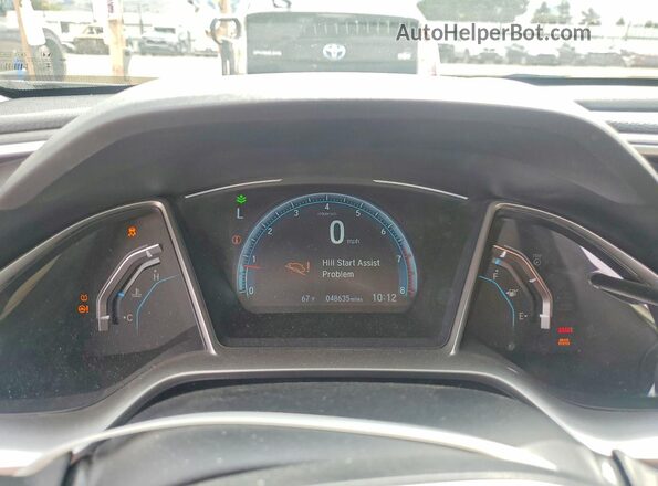 19XFC2F7XHE211629 2017 HONDA CIVIC Белый Вид щитка приборов
