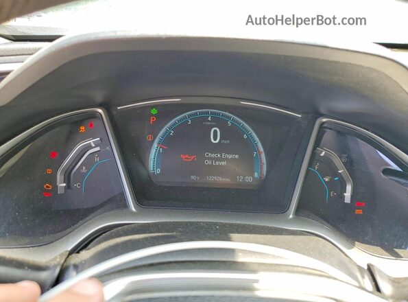 19XFC2F7XHE231248 2017 HONDA CIVIC Черный Вид щитка приборов