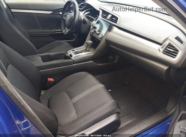 19XFC2F7XJE002140 2018 HONDA CIVIC Blue Widok wnętrza z przodu