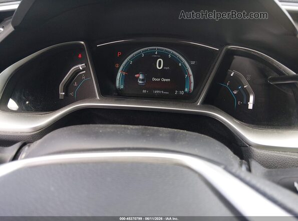 19XFC2F7XJE002140 2018 HONDA CIVIC Blue Widok tylnych siedzeń