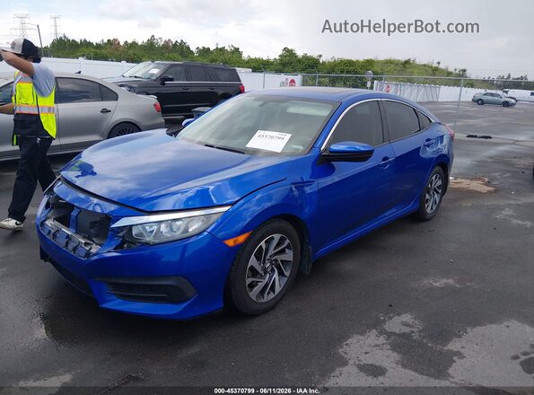 19XFC2F7XJE002140 2018 HONDA CIVIC Blue Przód lewy