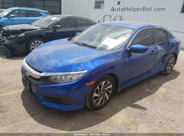 19XFC2F7XJE014823 2018 HONDA CIVIC Blue Przód lewy