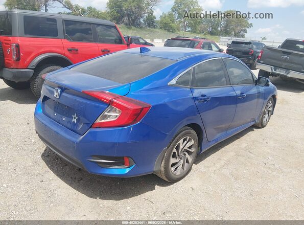 19XFC2F7XJE014823 2018 HONDA CIVIC Blue Tył prawy