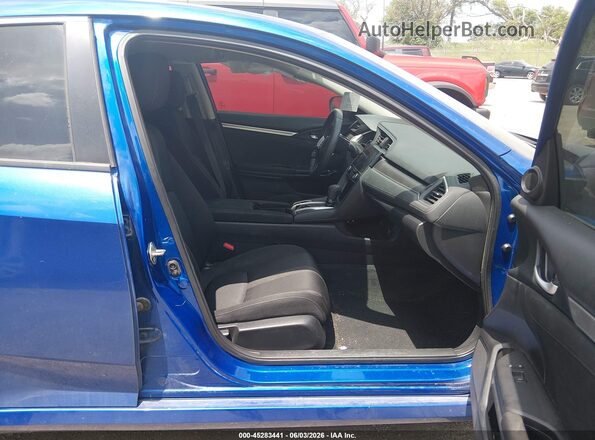 19XFC2F7XJE014823 2018 HONDA CIVIC Blue Widok wnętrza z przodu