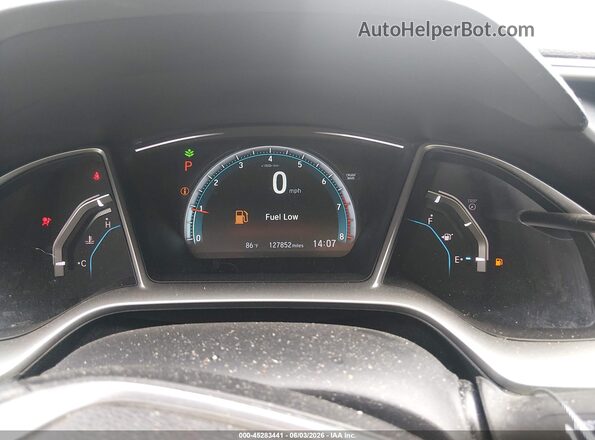19XFC2F7XJE014823 2018 HONDA CIVIC Blue Widok tylnych siedzeń