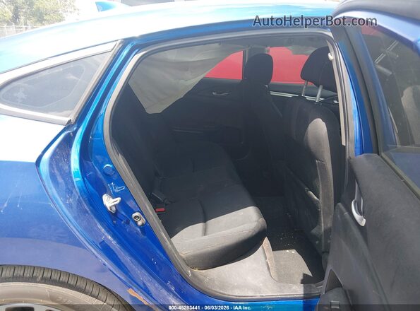 19XFC2F7XJE014823 2018 HONDA CIVIC Blue Widok naklejki z numerem VIN