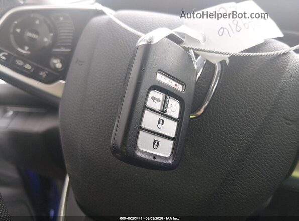 19XFC2F7XJE014823 2018 HONDA CIVIC Blue Widok deski rozdzielczej