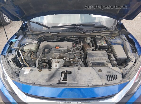 19XFC2F7XJE014823 2018 HONDA CIVIC Blue Widok z tyłu