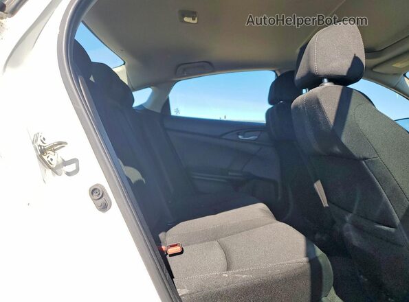 19XFC2F7XJE018984 2018 HONDA CIVIC White Vista de los asientos traseros