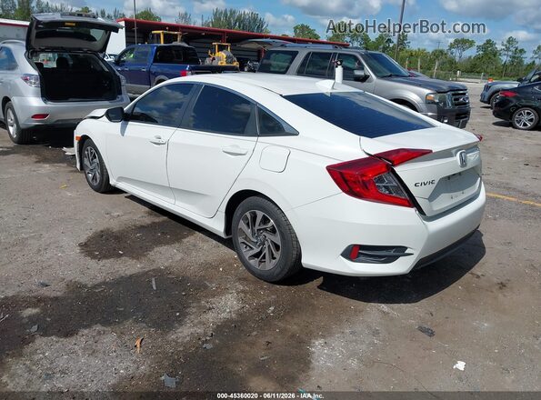19XFC2F7XJE022727 2018 HONDA CIVIC Белый Задняя левая четверть