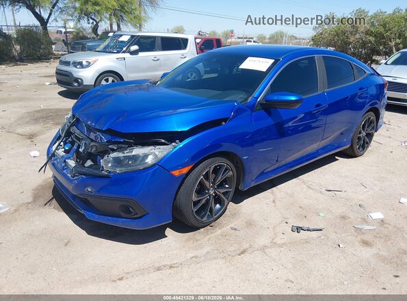 19XFC2F80LE002546 2020 HONDA CIVIC Dark Blue Front left