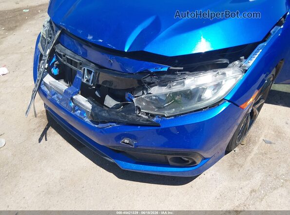 19XFC2F80LE002546 2020 HONDA CIVIC Dark Blue Front view