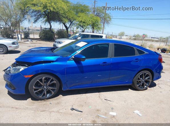 19XFC2F80LE002546 2020 HONDA CIVIC Dark Blue Rear interior view