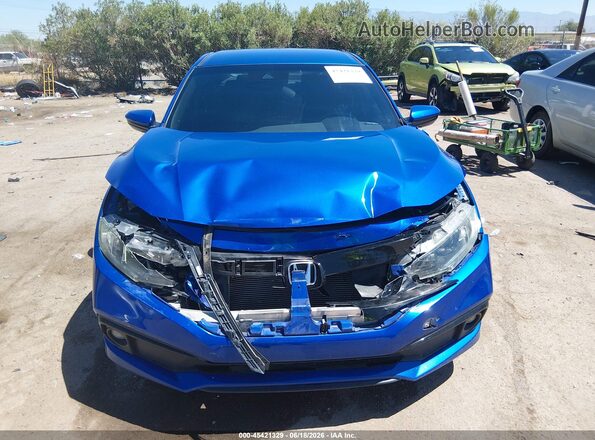 19XFC2F80LE002546 2020 HONDA CIVIC Dark Blue Dashboard view