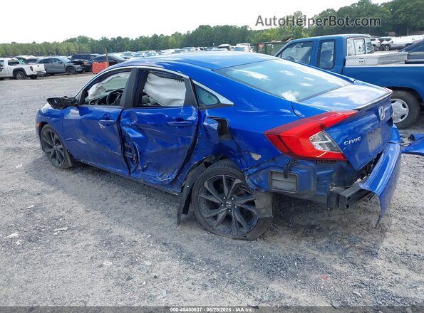 19XFC2F80LE010761 2020 HONDA CIVIC Синий Задняя левая четверть