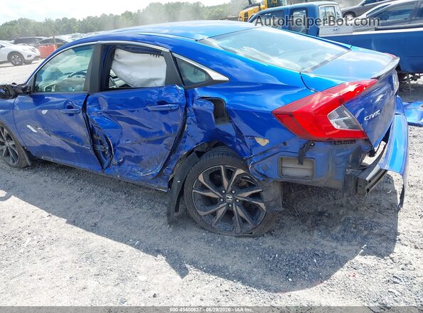 19XFC2F80LE010761 2020 HONDA CIVIC Синий Вид спереди