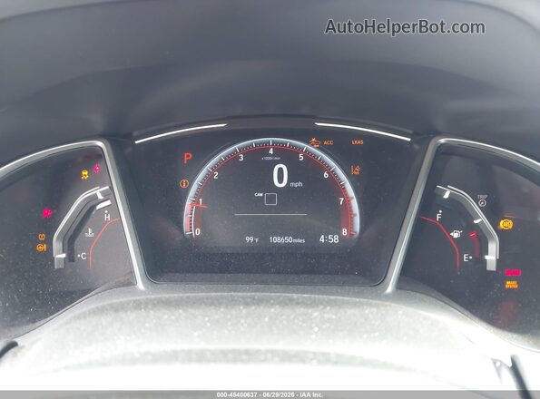 19XFC2F80LE010761 2020 HONDA CIVIC Синий Вид задних сидений