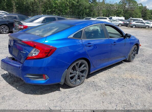 19XFC2F80LE010761 2020 HONDA CIVIC Синий Задняя правая четверть