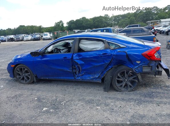 19XFC2F80LE010761 2020 HONDA CIVIC Синий Панорамный вид салона 360°