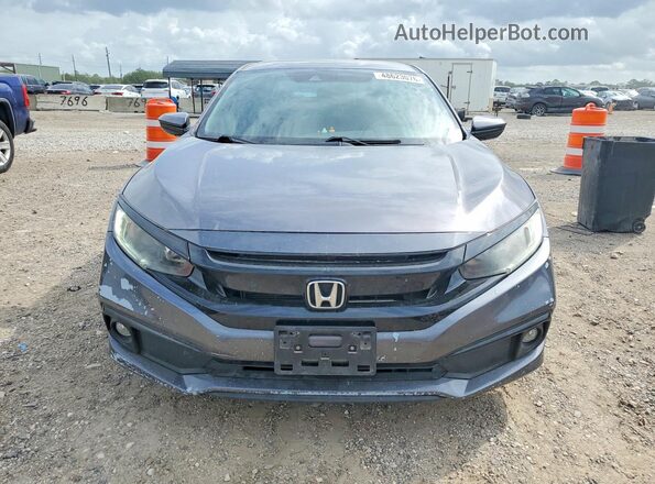 19XFC2F80LE014891 2020 HONDA CIVIC Gray Front view
