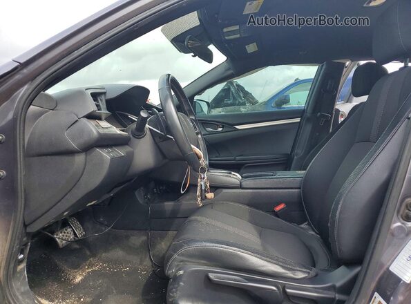 19XFC2F80LE014891 2020 HONDA CIVIC Gray Front interior view