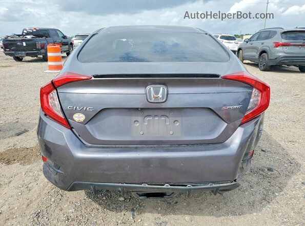 19XFC2F80LE014891 2020 HONDA CIVIC Gray Rear view