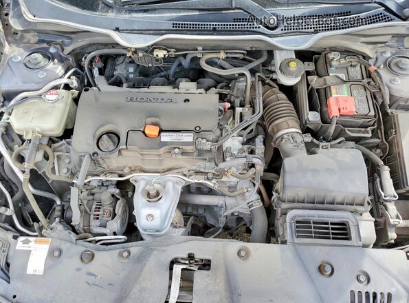 19XFC2F80LE014891 2020 HONDA CIVIC Gray Rear interior view