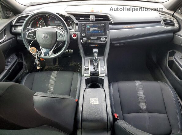19XFC2F80LE014891 2020 HONDA CIVIC Gray Dashboard view