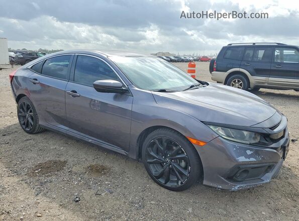 19XFC2F80LE014891 2020 HONDA CIVIC Gray Front right