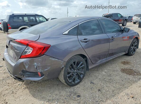 19XFC2F80LE014891 2020 HONDA CIVIC Gray Rear right