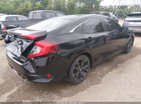 19XFC2F80LE030332 2020 HONDA CIVIC Black Trasero derecho
