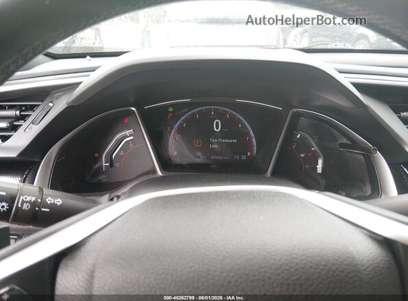 19XFC2F80LE030332 2020 HONDA CIVIC Black Vista de los asientos traseros