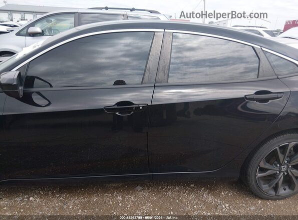 19XFC2F80LE030332 2020 HONDA CIVIC Black Vista interior de 360 grados