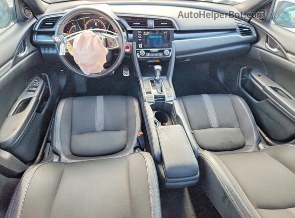 19XFC2F80ME002192 2021 HONDA CIVIC Gray Widok deski rozdzielczej