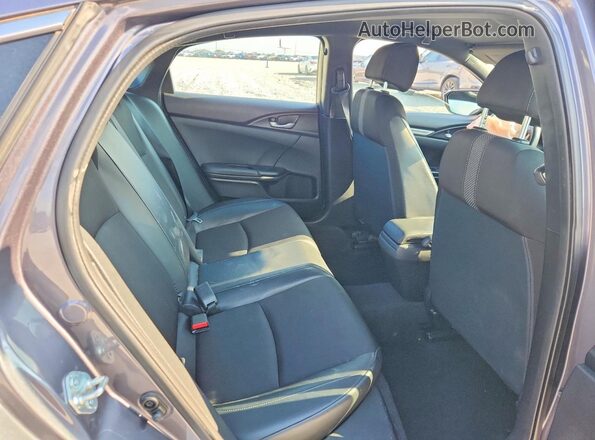 19XFC2F80ME002192 2021 HONDA CIVIC Gray Widok tylnych siedzeń